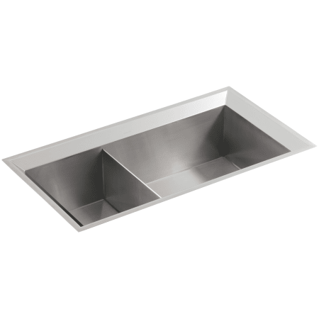 A large image of the Kohler K-3389-H Stainless Steel