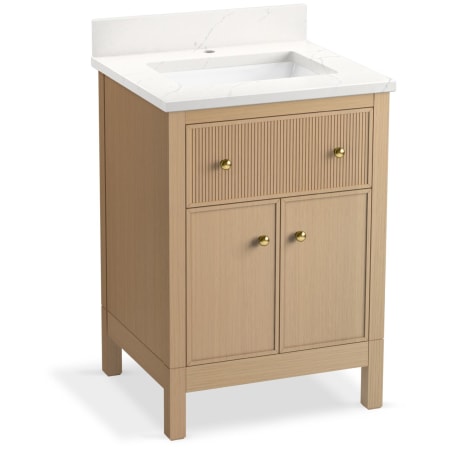 A large image of the Kohler K-35018 White Oak