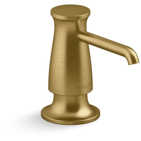 A large image of the Kohler K-35762 Vibrant Brushed Moderne Brass