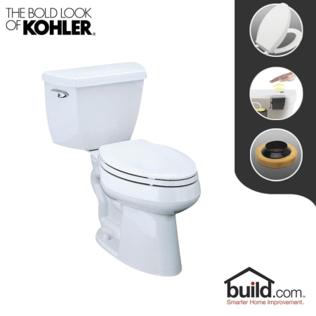 A large image of the Kohler K-3658-Touchless White