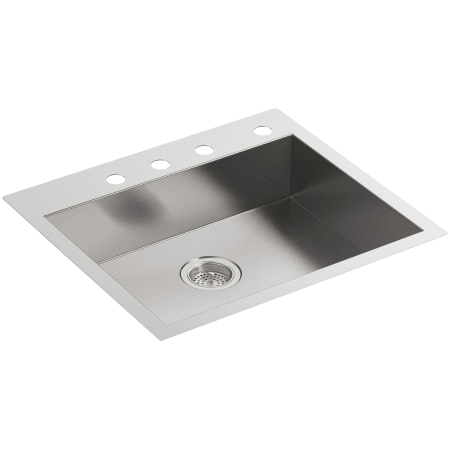 A large image of the Kohler K-3894-4 Stainless Steel