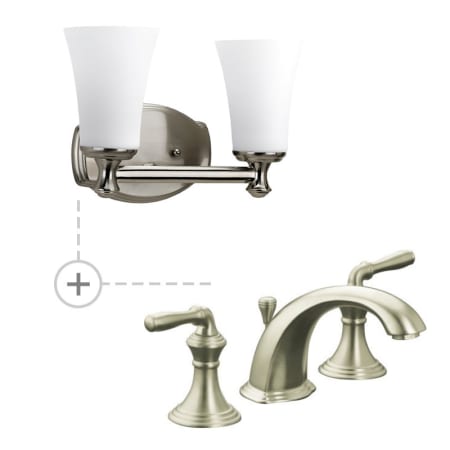 Kohler K 394 4 Bn P2971 09 Brushed Nickel Devonshire Widespread Kohler K 394 4 P2971