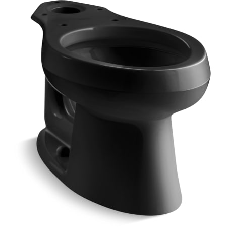 Kohler K-4198-7 Black Black Wellworth Elongated Toilet Bowl - Less Seat ...