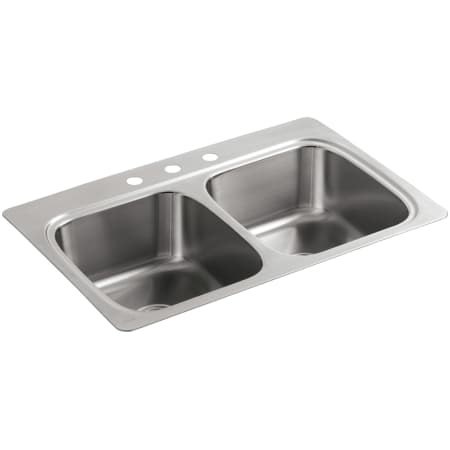 A large image of the Kohler K-5267-3 Stainless Steel