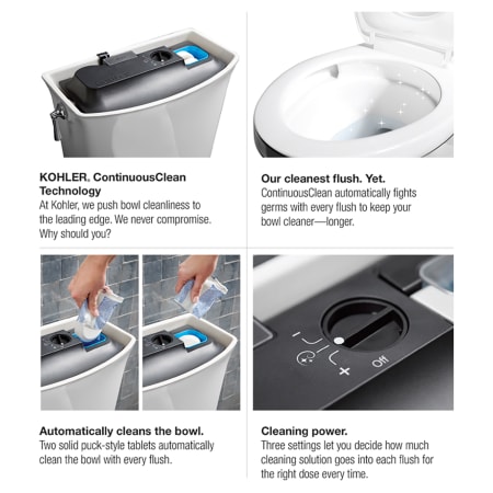 A large image of the Kohler K-5711 ContinuousClean Info