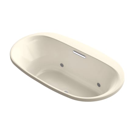 A large image of the Kohler K-5716-GVBCW Almond