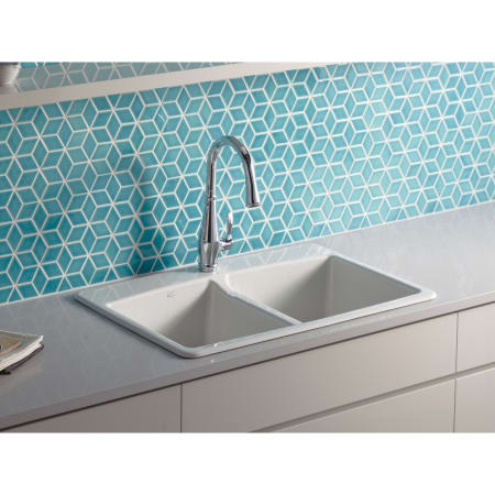 Kohler K 5846 1 7 Black Black Brookfield 33 Quot Double Basin