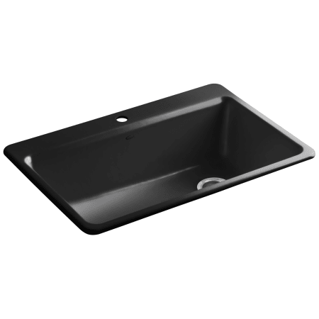 A large image of the Kohler K-5871-1A2 Black Black