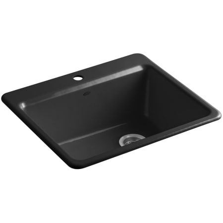 A large image of the Kohler K-5872-1A1 Black Black