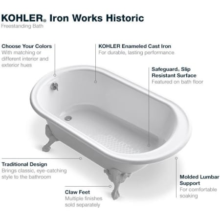 A large image of the Kohler K-710-W Alternate Image