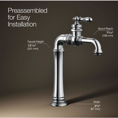 A large image of the Kohler K-72763-9M Alternate Image