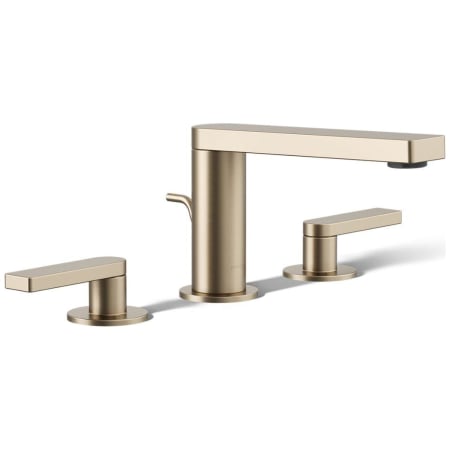 A large image of the Kohler K-73060-4 Vibrant Brushed Bronze