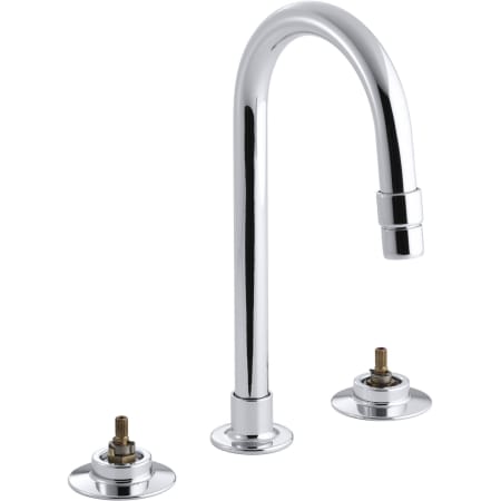 Kohler K-7313-K-CP Polished Chrome Triton Widespread Bathroom Faucet - Without Drain Assembly or ...