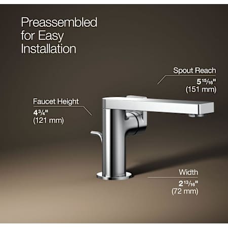 A large image of the Kohler K-73167-4 Alternate Image