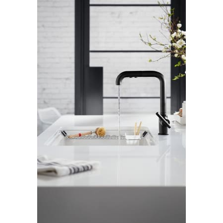 Kohler K-7505-VS Vibrant Stainless Purist 1.5 GPM Single Hole ...