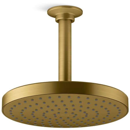 A large image of the Kohler K-76464-Y Vibrant Brushed Moderne Brass