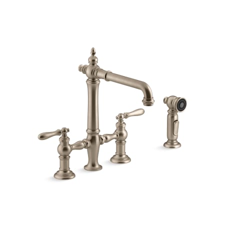 A large image of the Kohler K-76519-4 Vibrant Brushed Bronze