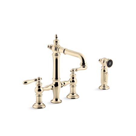 A large image of the Kohler K-76520-4 Vibrant French Gold