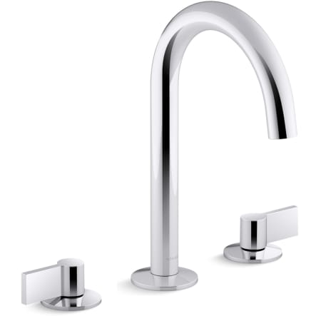 A large image of the Kohler K-77967-4 Polished Chrome