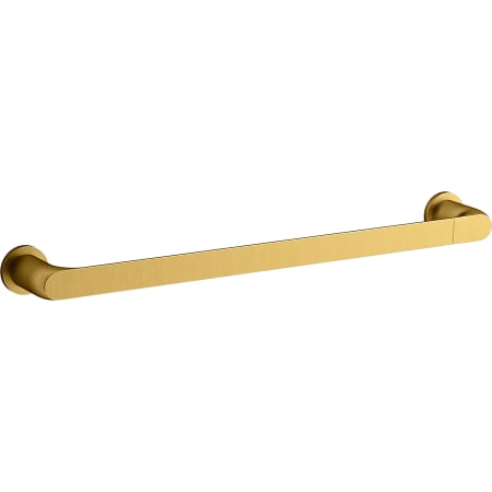 A large image of the Kohler K-97494 Vibrant Brushed Moderne Brass