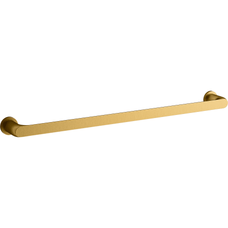 A large image of the Kohler K-97495 Vibrant Brushed Moderne Brass