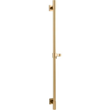 A large image of the Kohler K-98343 Vibrant Brushed Moderne Brass