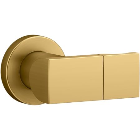 A large image of the Kohler K-98349 Vibrant Brushed Moderne Brass