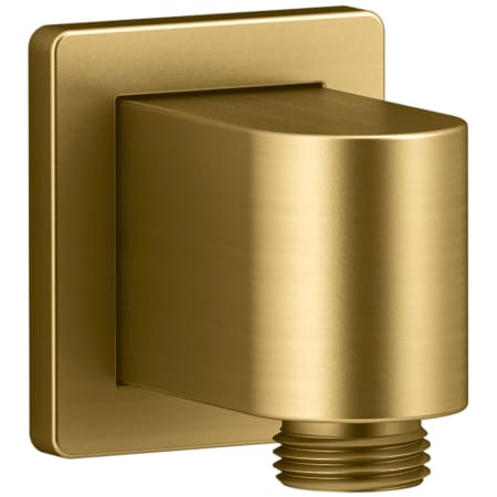 A large image of the Kohler K-98350 Vibrant Brushed Moderne Brass