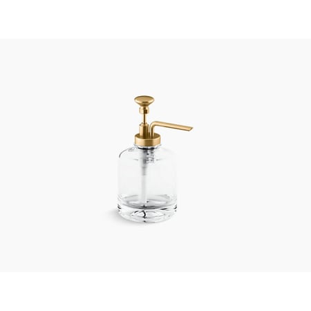 A large image of the Kohler K-98630 Vibrant Brushed Moderne Brass