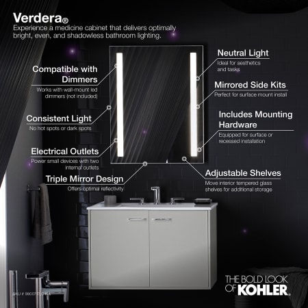 A large image of the Kohler K-99007-TLC Infographic