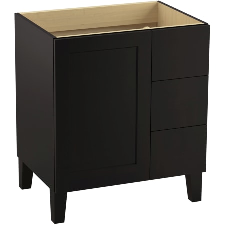 Kohler K-99530-LGR-1WU Batiste Black Poplin 30" Vanity ...