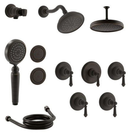 A large image of the Kohler K-ARTIFACTS-MS18-4E Oil Rubbed Bronze (2BZ)