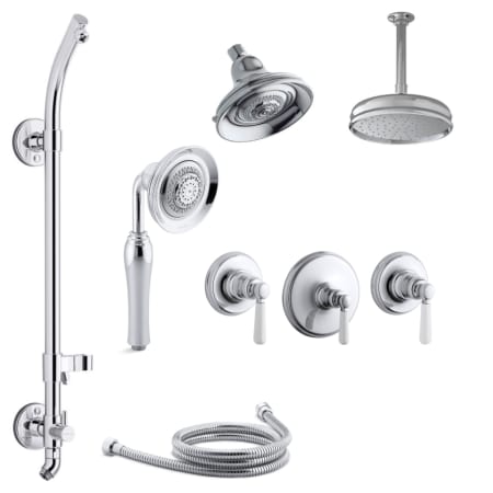 Kohler K-BANCROFT-DMS27HR-4P-BN Vibrant Brushed Nickel ...