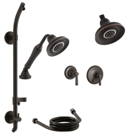 A large image of the Kohler K-BANCROFT-MS21HR-4E Oil Rubbed Bronze (2BZ)