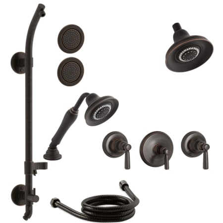 A large image of the Kohler K-BANCROFT-MS25HR-4 Oil Rubbed Bronze (2BZ)
