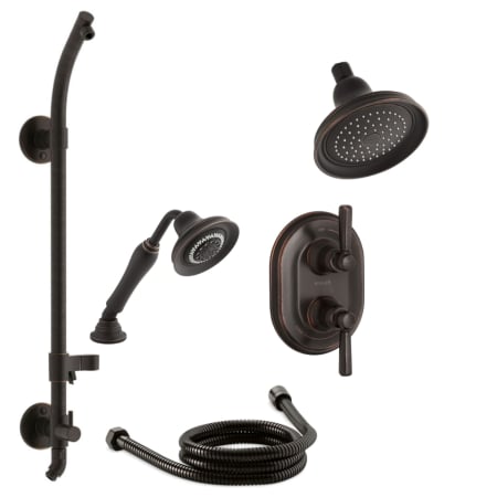A large image of the Kohler K-BANCROFT-SMS11HR-4 Oil Rubbed Bronze (2BZ)