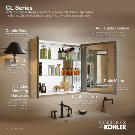 A large image of the Kohler K-CB-CLC3026FS Infographic