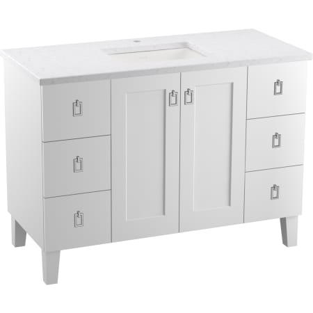 A large image of the Kohler K-CM99535-BD1 Linen White