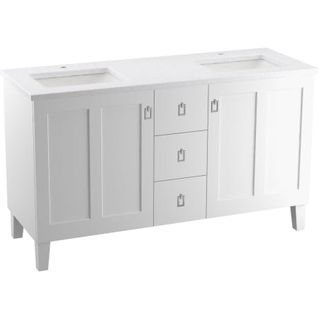 A large image of the Kohler K-CM99537-BD1 Linen White