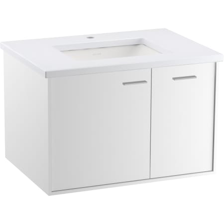 A large image of the Kohler K-CM99541-BD1 Linen White