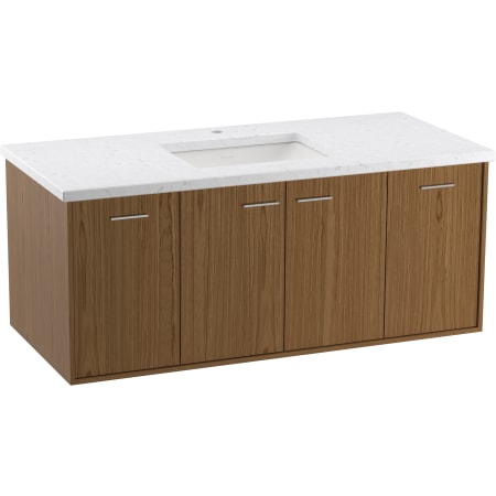 A large image of the Kohler K-CM99544-BD1 Walnut Flax