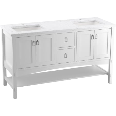 A large image of the Kohler K-CM99559-BD1 Linen White