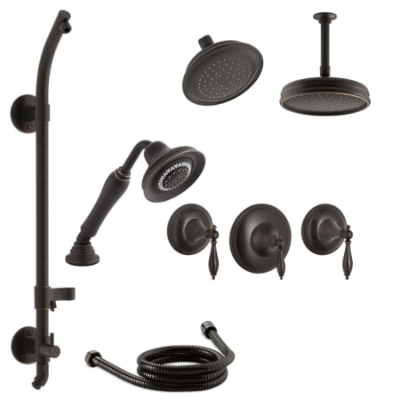 A large image of the Kohler K-FINIAL-DMS17HR-4M Oil Rubbed Bronze (2BZ)