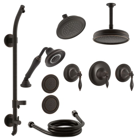 A large image of the Kohler K-FINIAL-DMS18HR-4ME Oil Rubbed Bronze (2BZ)