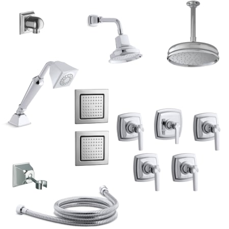 A large image of the Kohler K-MARGAUX-MS18-4 Polished Chrome