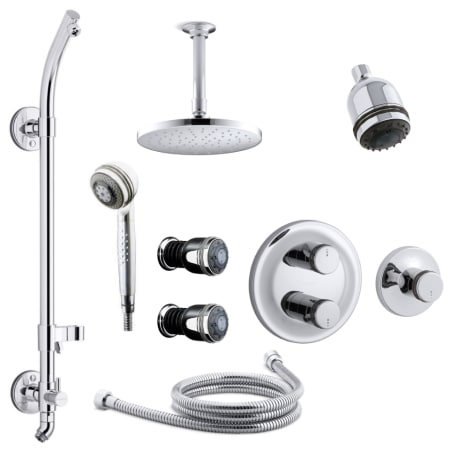 Kohler K-MASTERSHOWER-DMS28HR-7-CP Polished Chrome ...