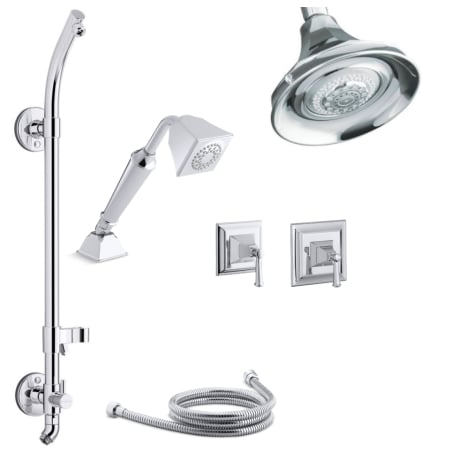 A large image of the Kohler K-MEMOIRS-DMS21HR-4S Polished Chrome