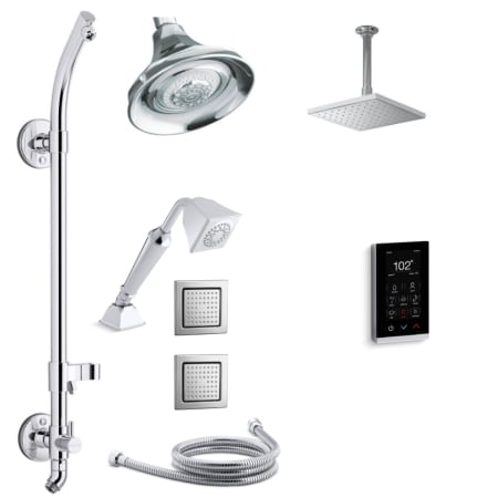 A large image of the Kohler K-MEMOIRS-DTV28HR Polished Chrome
