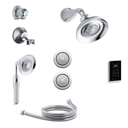 A large image of the Kohler K-REVIVAL-DTV25 Polished Chrome