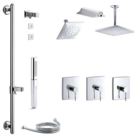 Kohler K Stance Ms17s 4e Cp Polished Chrome Stance Thermostatic